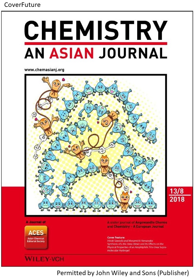 山中准教授の論文が雑誌「Chemistry – An Asian Journal」に掲載され、CoverFutureに採択されました。